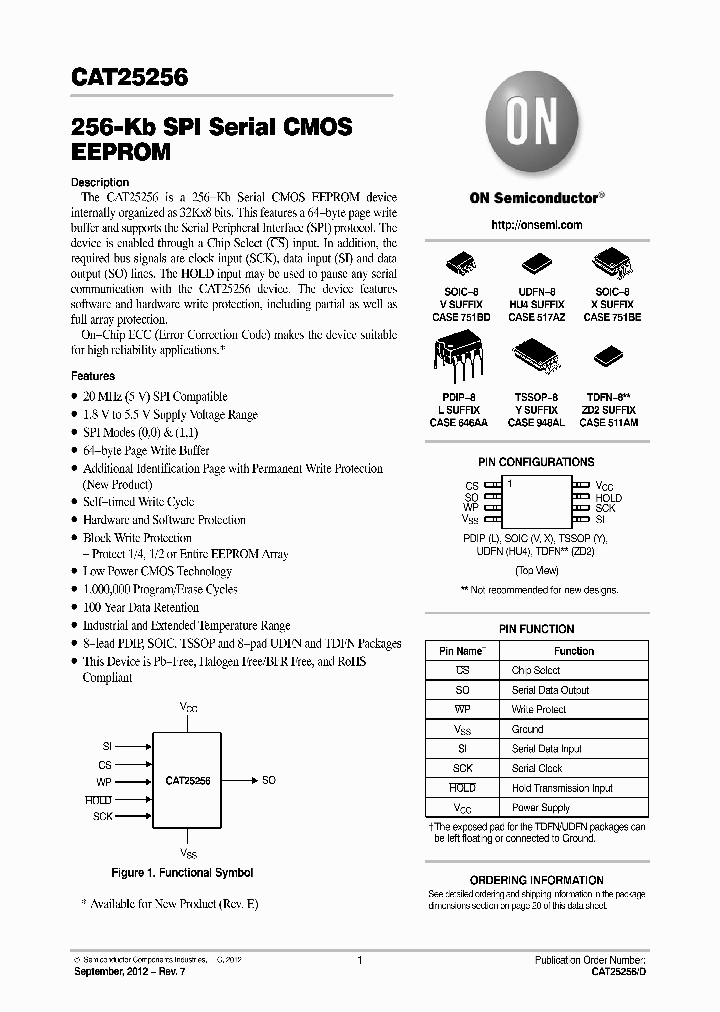CAT25256LIG_6420369.PDF Datasheet