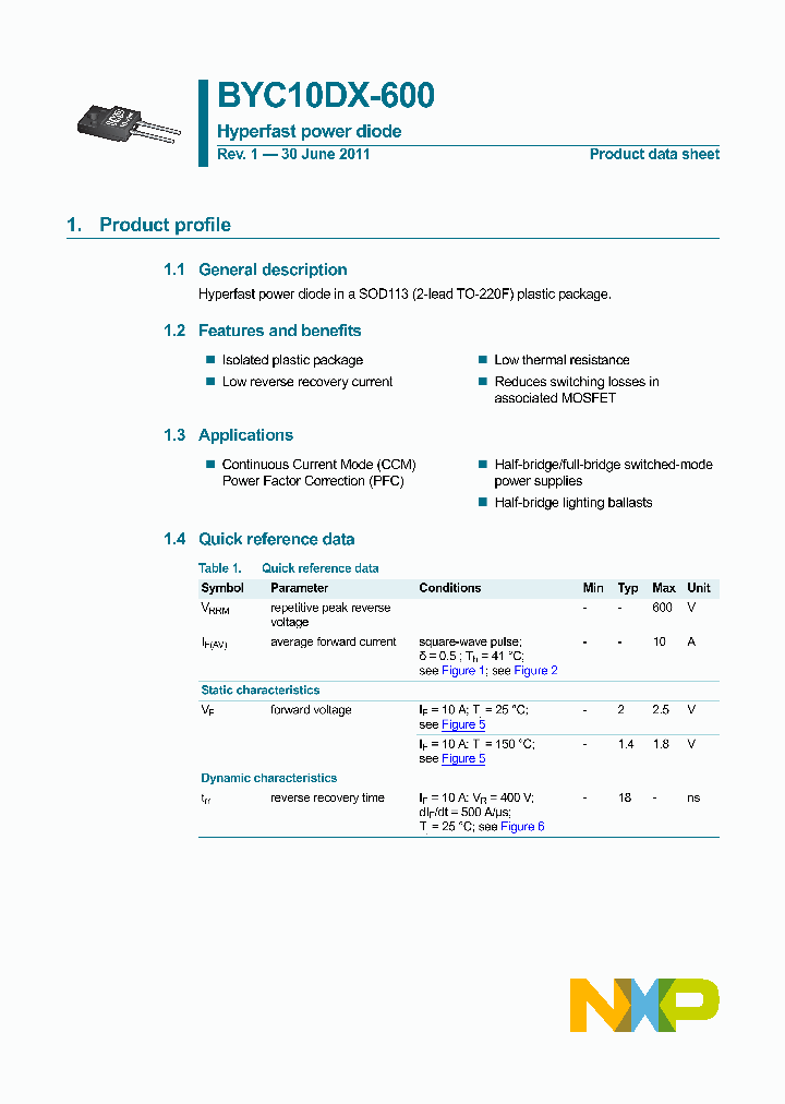 BYC10DX-600_6423800.PDF Datasheet