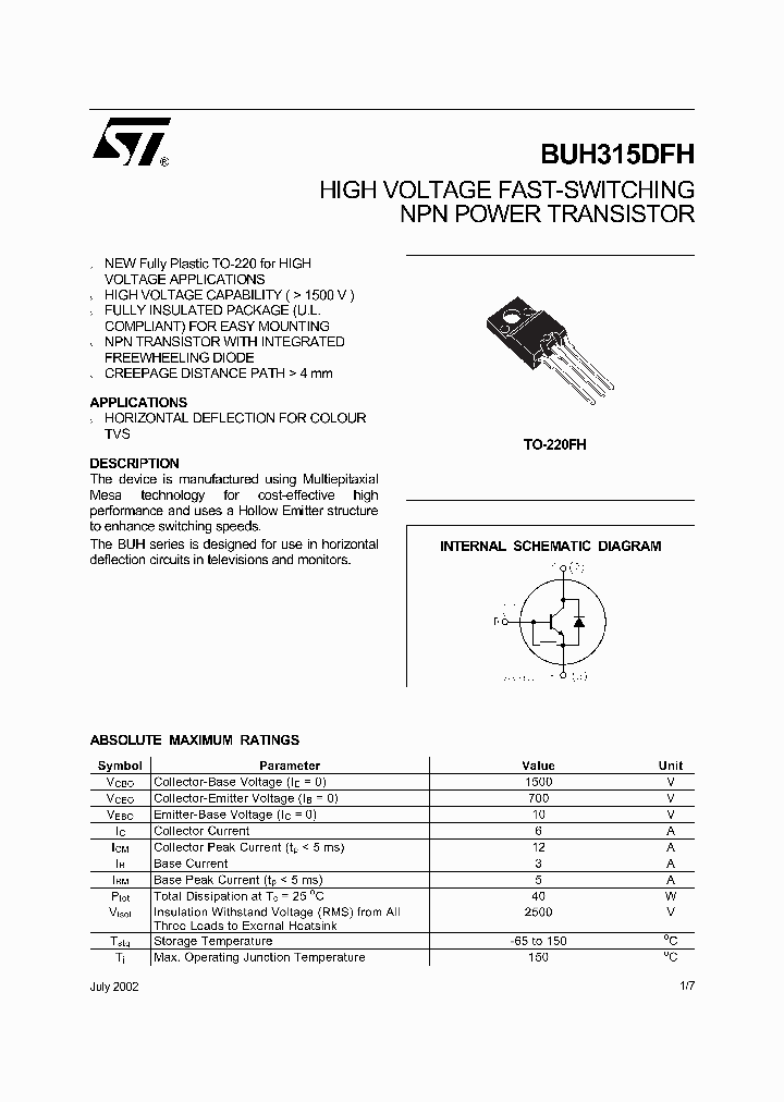 BUH315DFH_6428179.PDF Datasheet