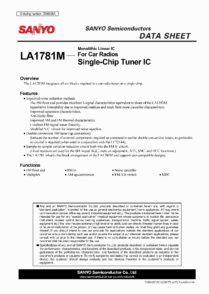 LA1781M_6428395.PDF Datasheet
