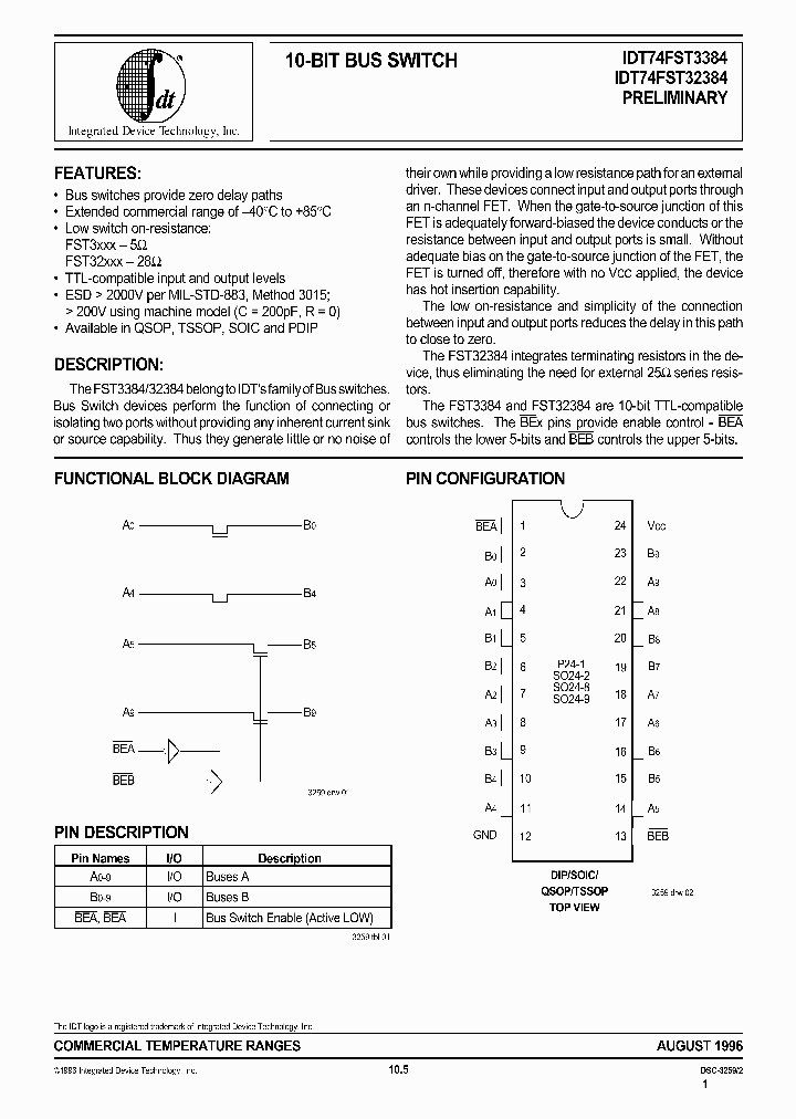 IDT74FST3384SO_6434099.PDF Datasheet
