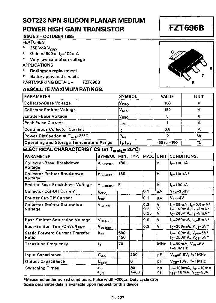 FZT696BTC_6433618.PDF Datasheet