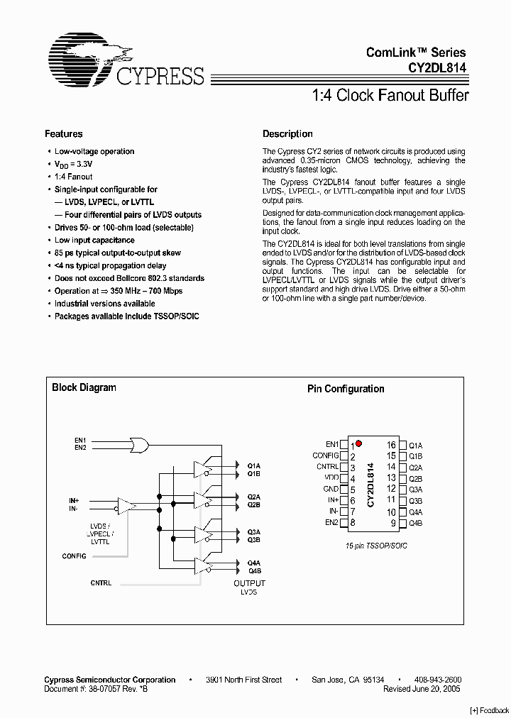 CY2DL814ZXC_6439042.PDF Datasheet