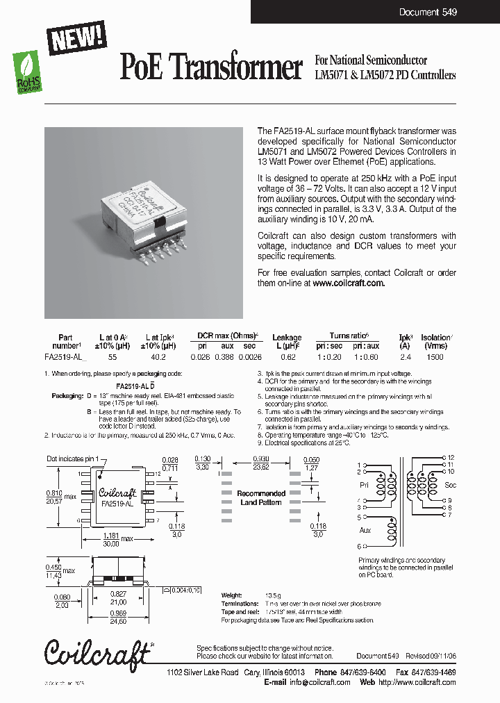 FA2519-AL_6441863.PDF Datasheet
