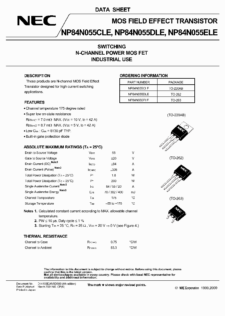 NP84N055ELE_6442812.PDF Datasheet