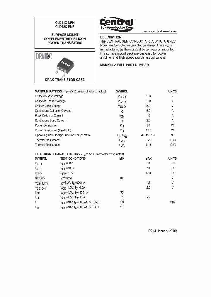 CJD41C_6446498.PDF Datasheet
