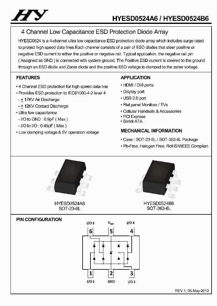 HYESD0524A6_6450448.PDF Datasheet
