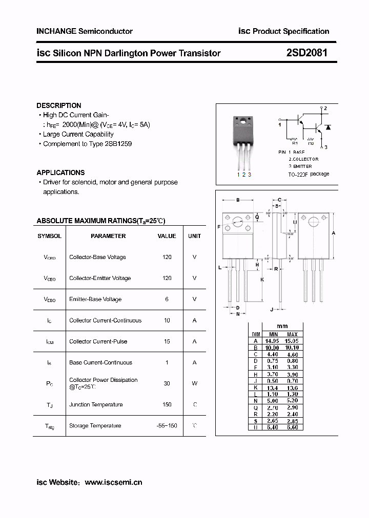 2SD2081_6450736.PDF Datasheet