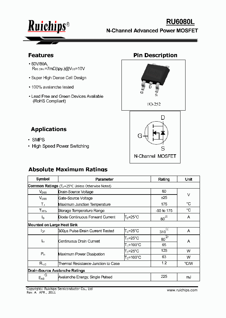 RU6080L_6450791.PDF Datasheet