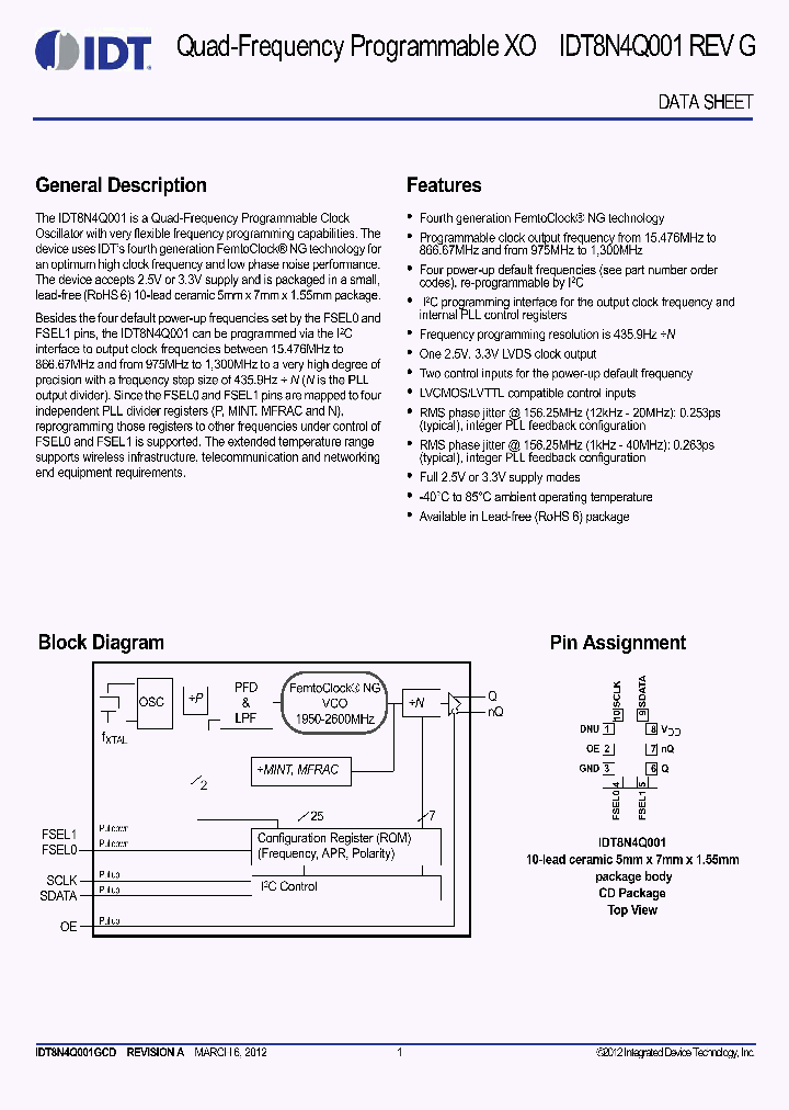 IDT8N4Q001_6451634.PDF Datasheet