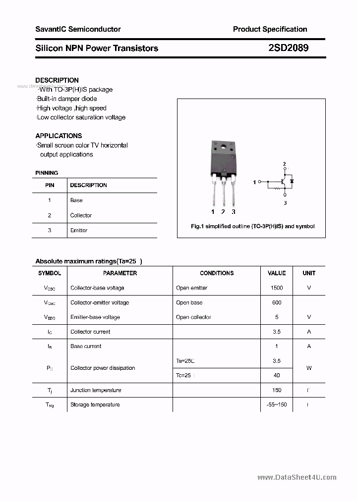 2SD2089_6450823.PDF Datasheet