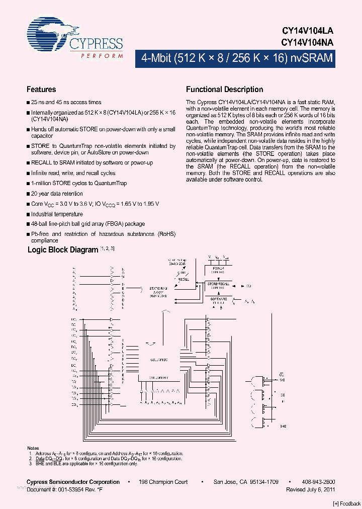 CY14V104LA_6455635.PDF Datasheet