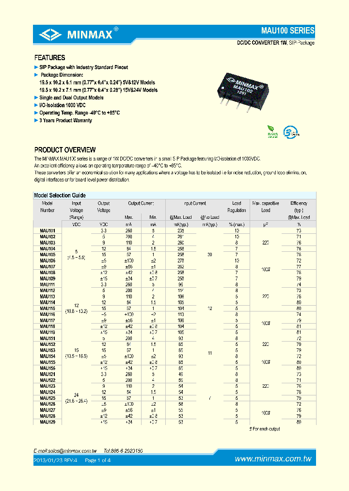 MAU155_6456687.PDF Datasheet