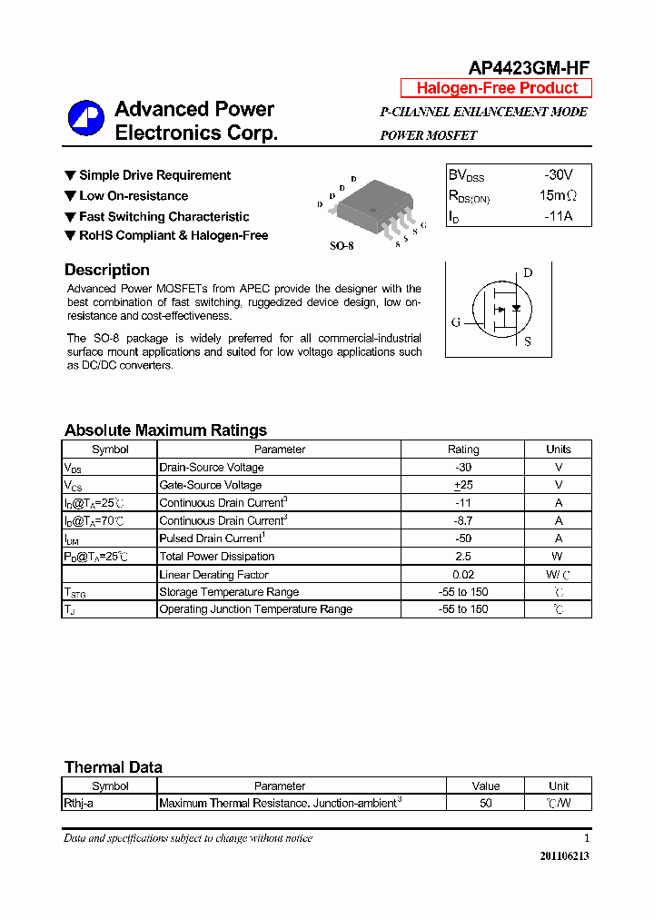 AP4423GM-HF_6457286.PDF Datasheet