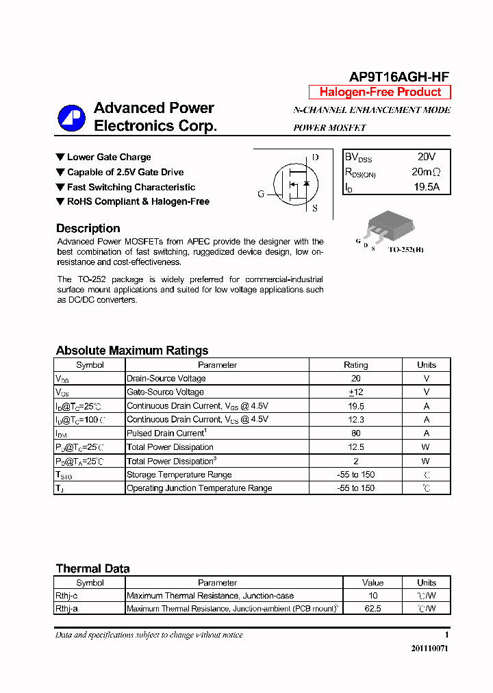 AP9T16AGH-HF_6457376.PDF Datasheet