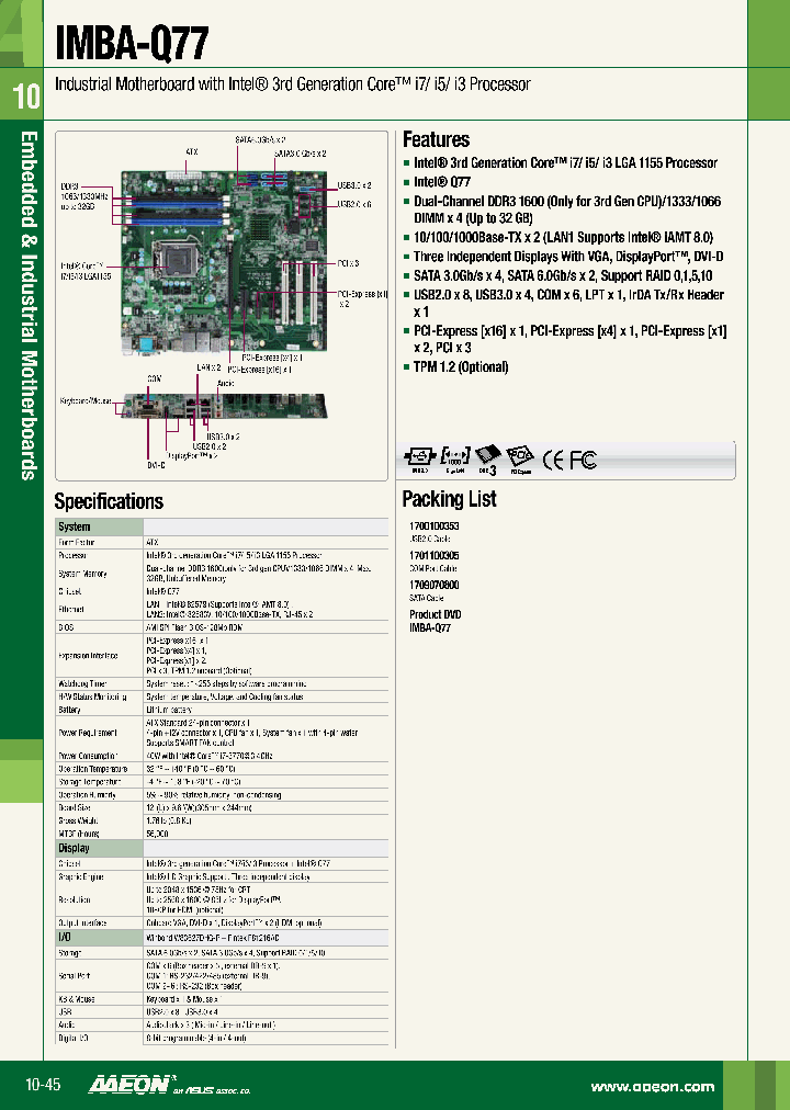 TF-IMBA-Q77-A10-G2-00_6461660.PDF Datasheet