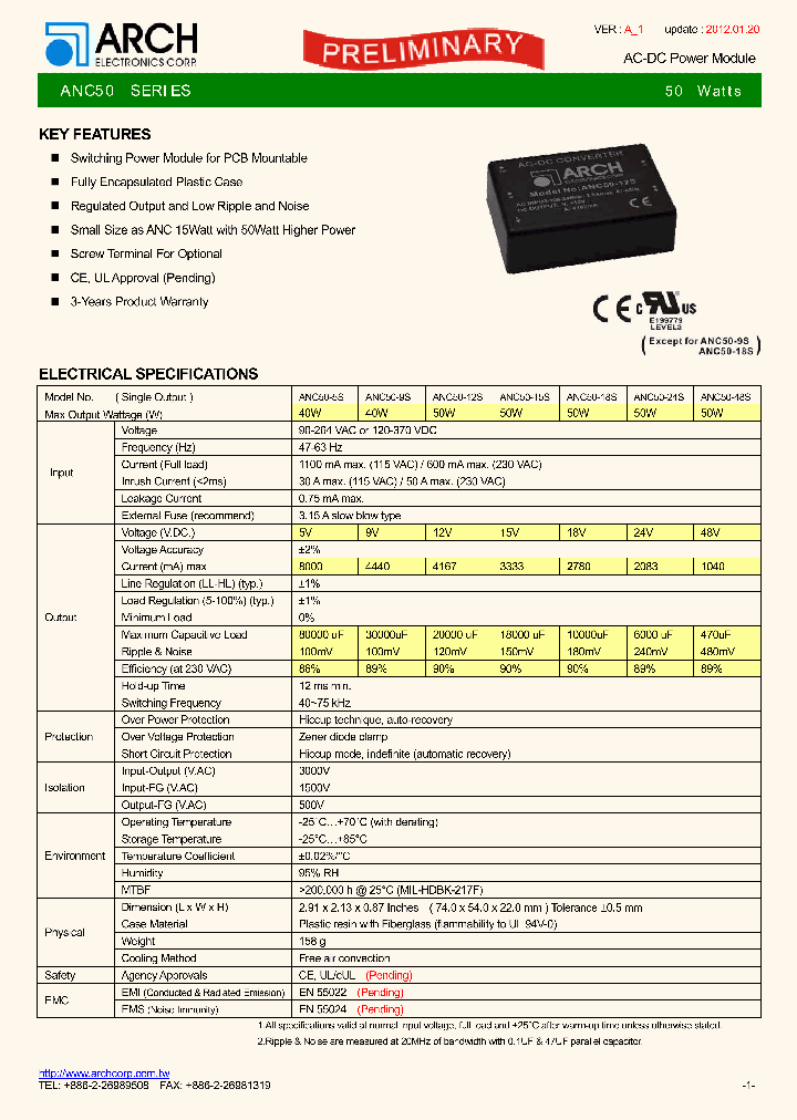 ANC50_6464787.PDF Datasheet