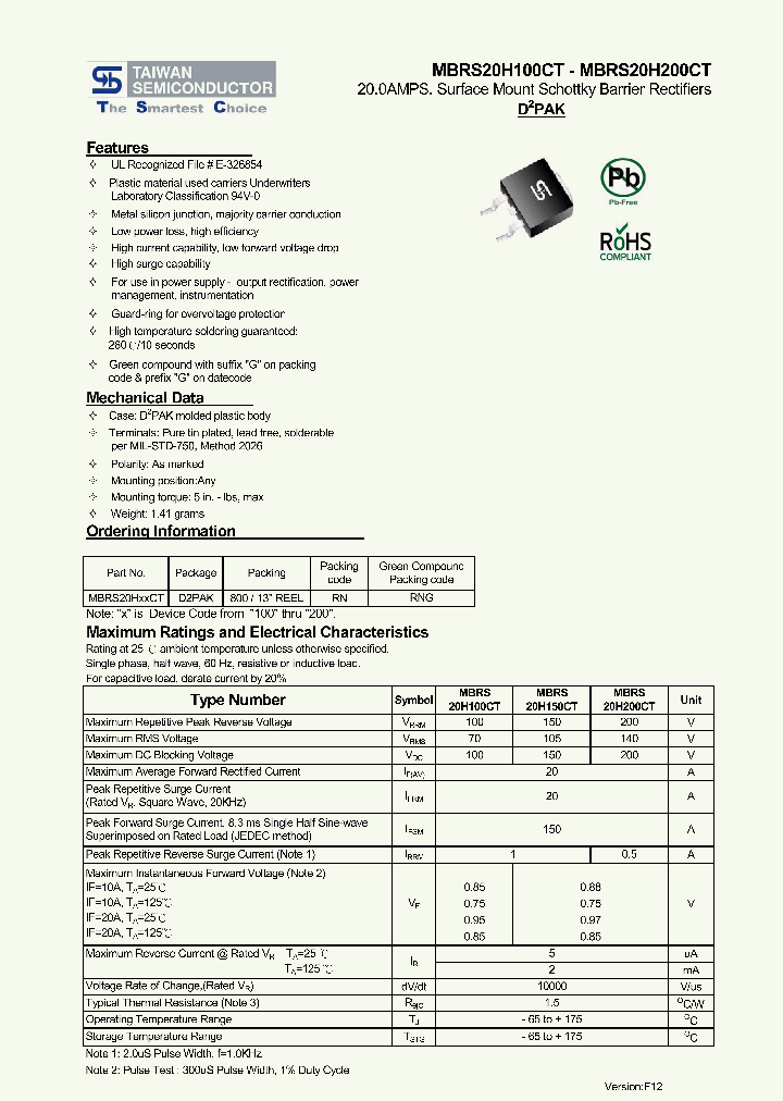 MBRS20H100CT13_6465725.PDF Datasheet