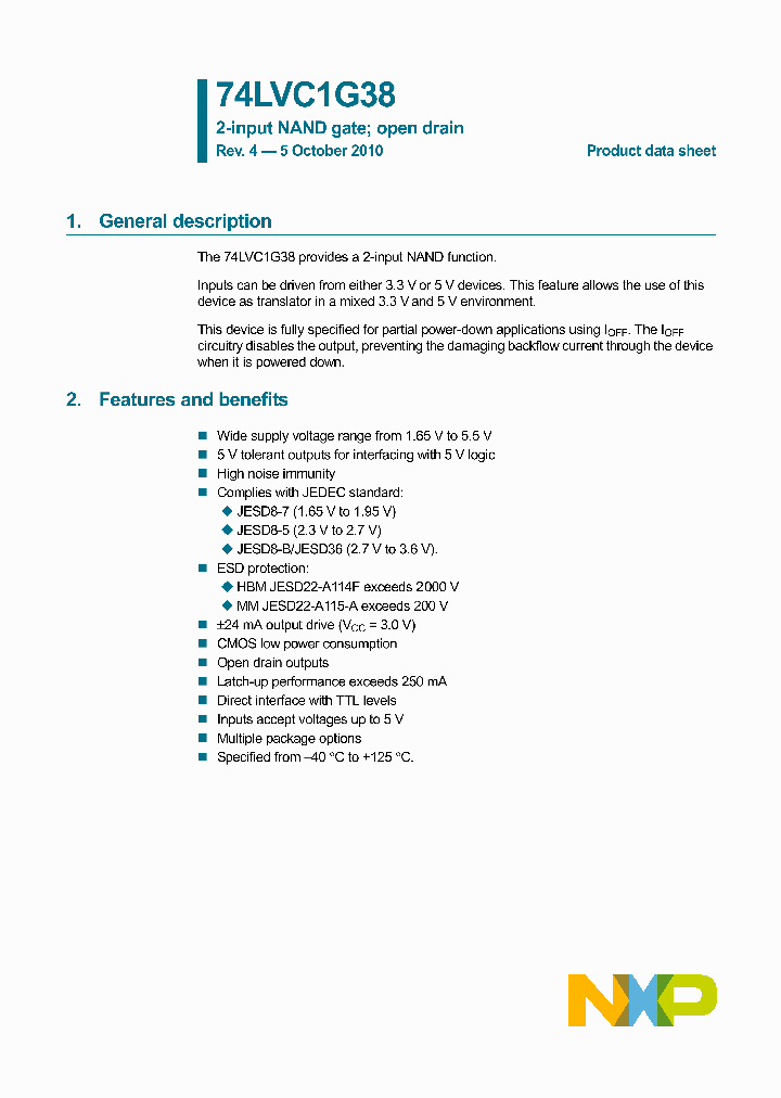 74LVC1G38GF_6466062.PDF Datasheet