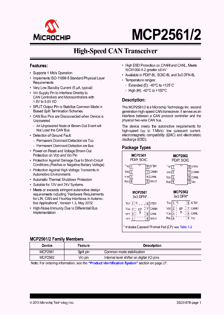 MCP2562_6465519.PDF Datasheet