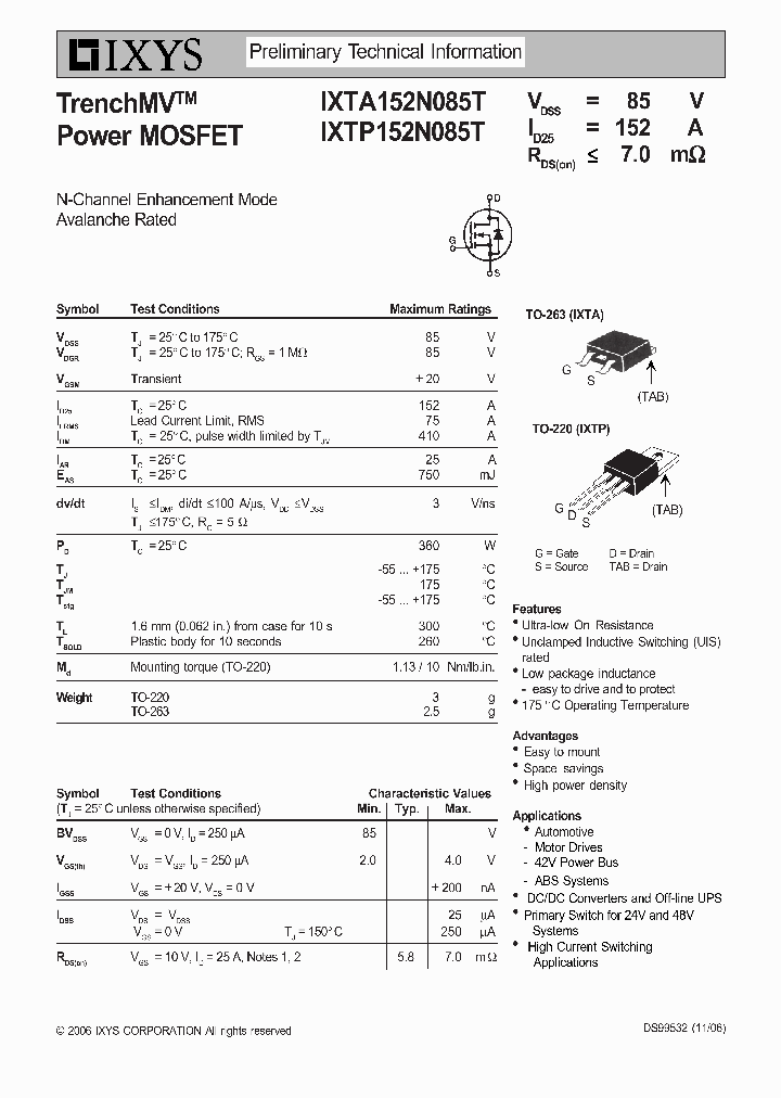 IXTP152N085T_6467353.PDF Datasheet