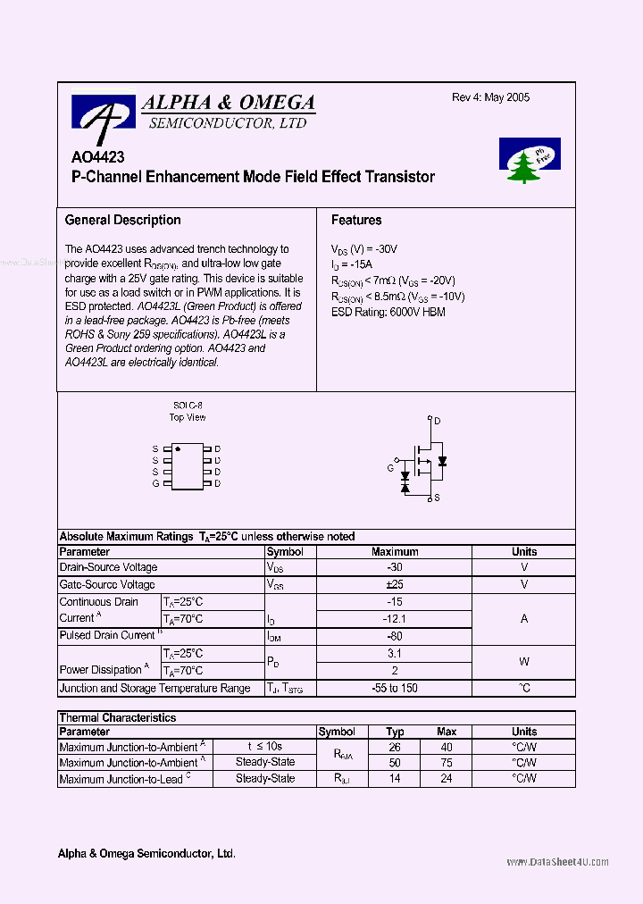 AO4423_6468238.PDF Datasheet