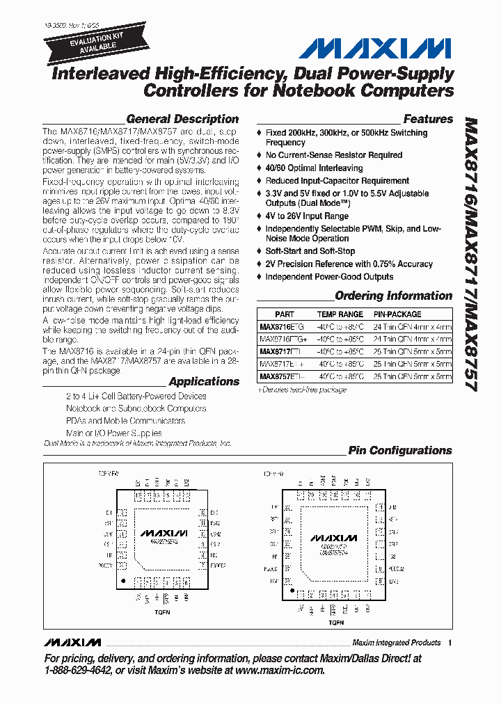 MAX8757ETI_6468649.PDF Datasheet