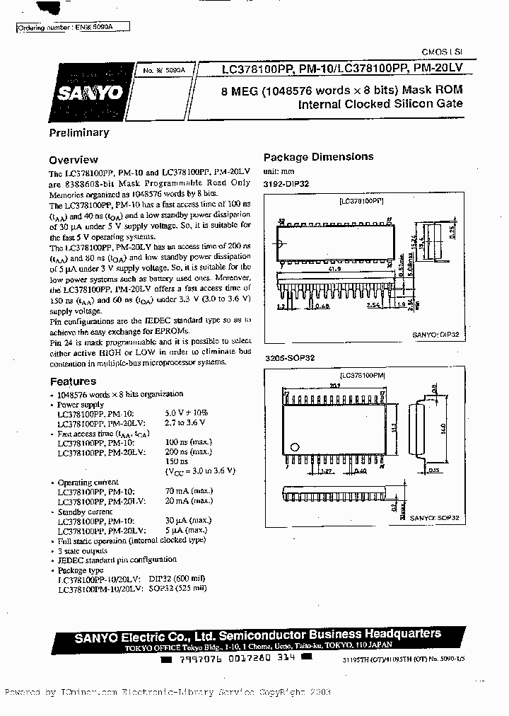 LC378100PM-20LV_6475877.PDF Datasheet