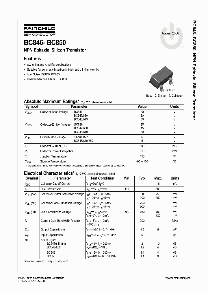 BC848AMTF_6477069.PDF Datasheet