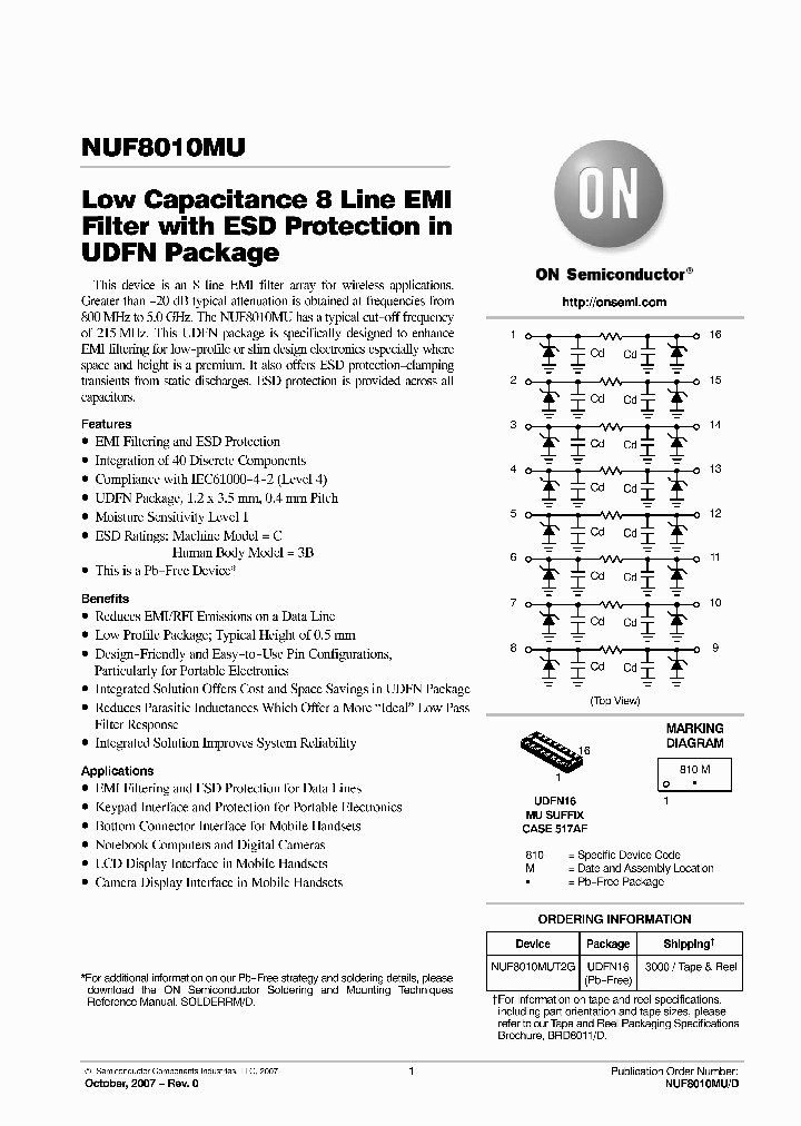NUF8010MU_6479994.PDF Datasheet