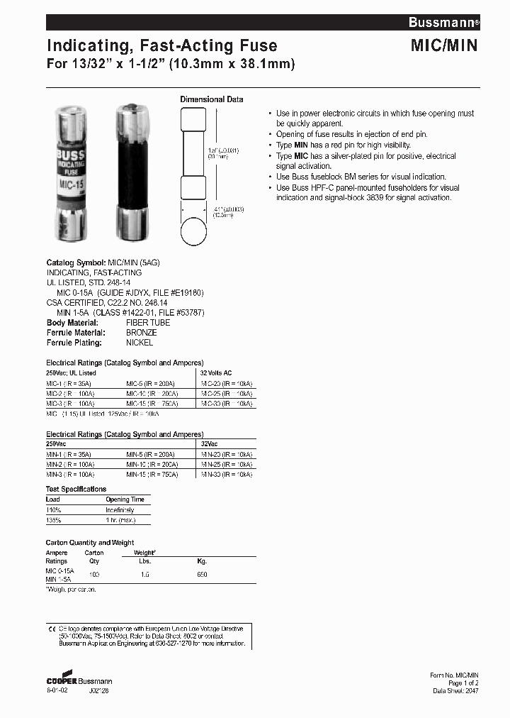 MIC-3_6480808.PDF Datasheet