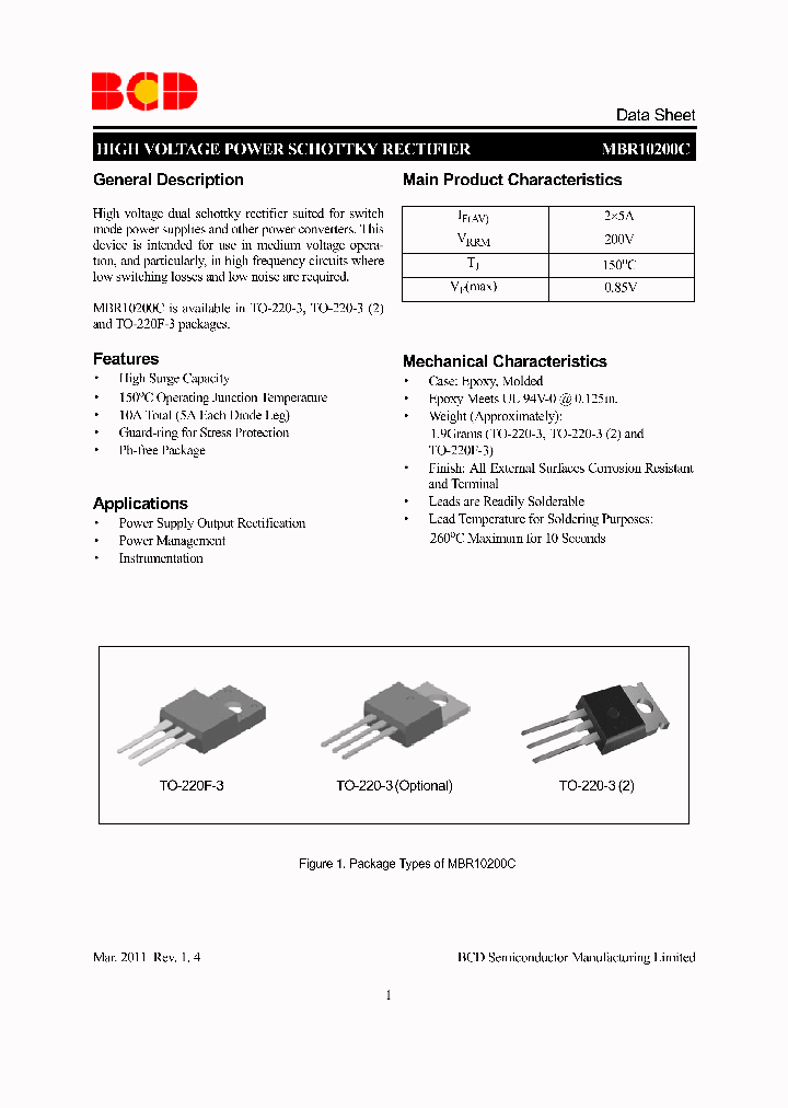 MBR10200C_6482398.PDF Datasheet