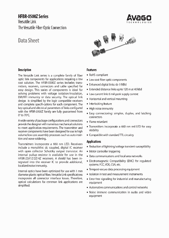 HFBR-0500Z_6483027.PDF Datasheet