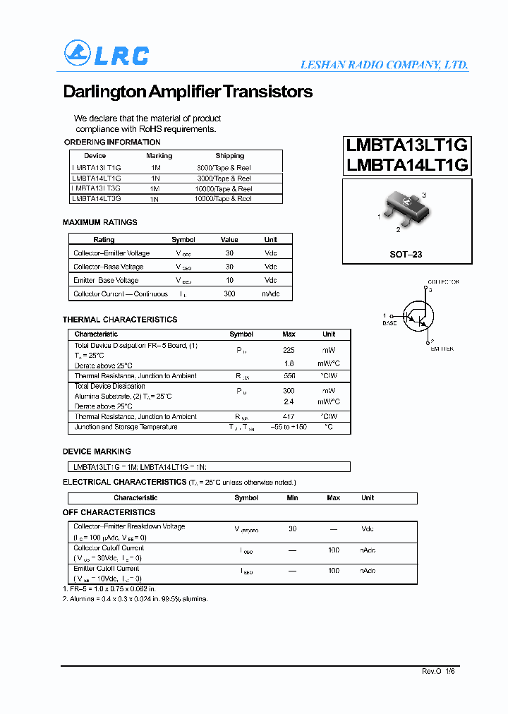 LMBTA14LT3G_6483631.PDF Datasheet