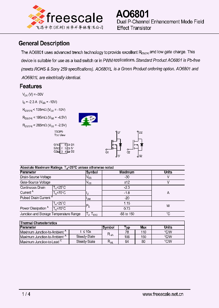 AO6801_6486220.PDF Datasheet