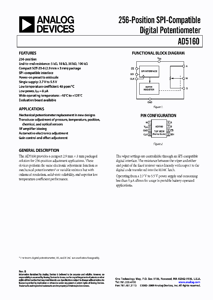 AD5160BRJZ5-R22_6485655.PDF Datasheet