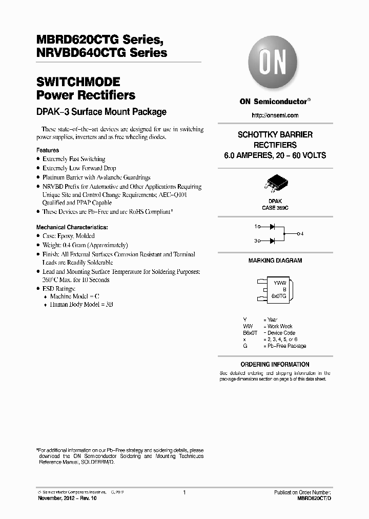 NRVBD660CTG_6486422.PDF Datasheet