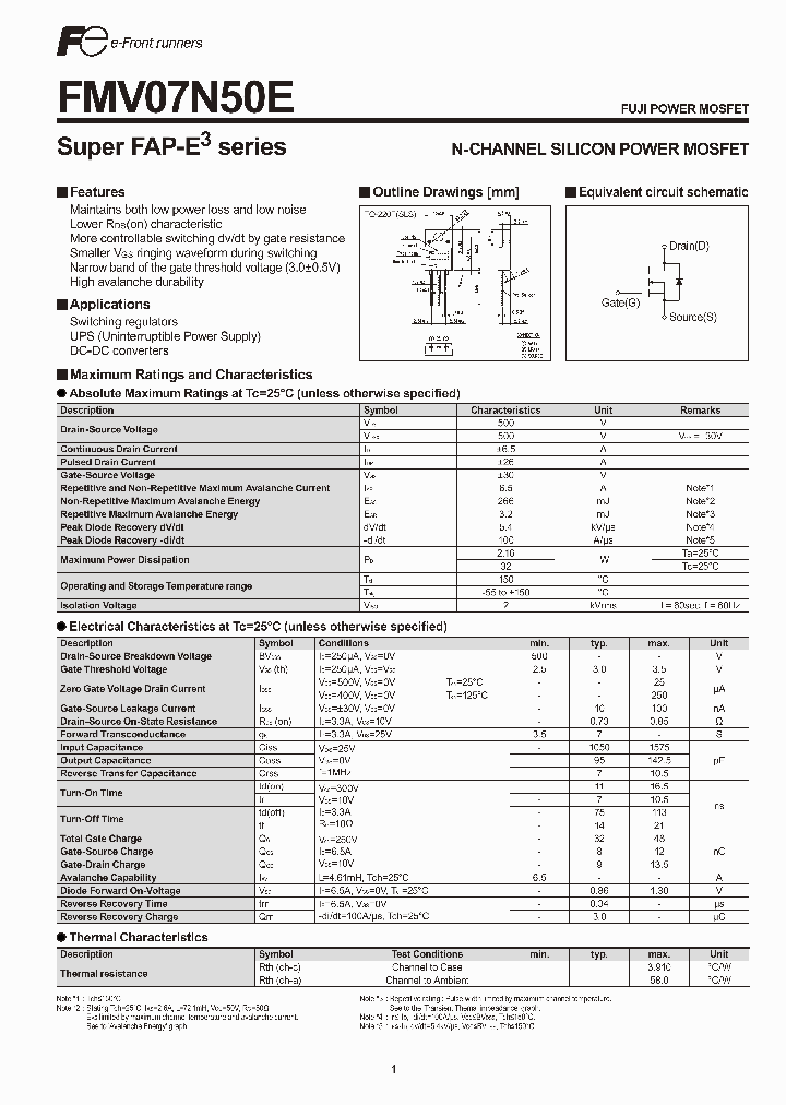 FMV07N50E_6486248.PDF Datasheet