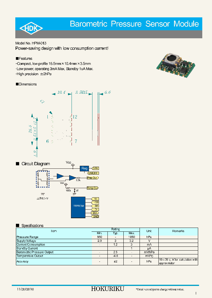 HPM-013_6486654.PDF Datasheet