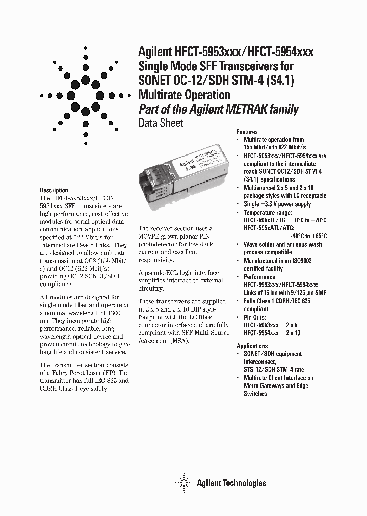 HFCT-5953ATG_6483236.PDF Datasheet