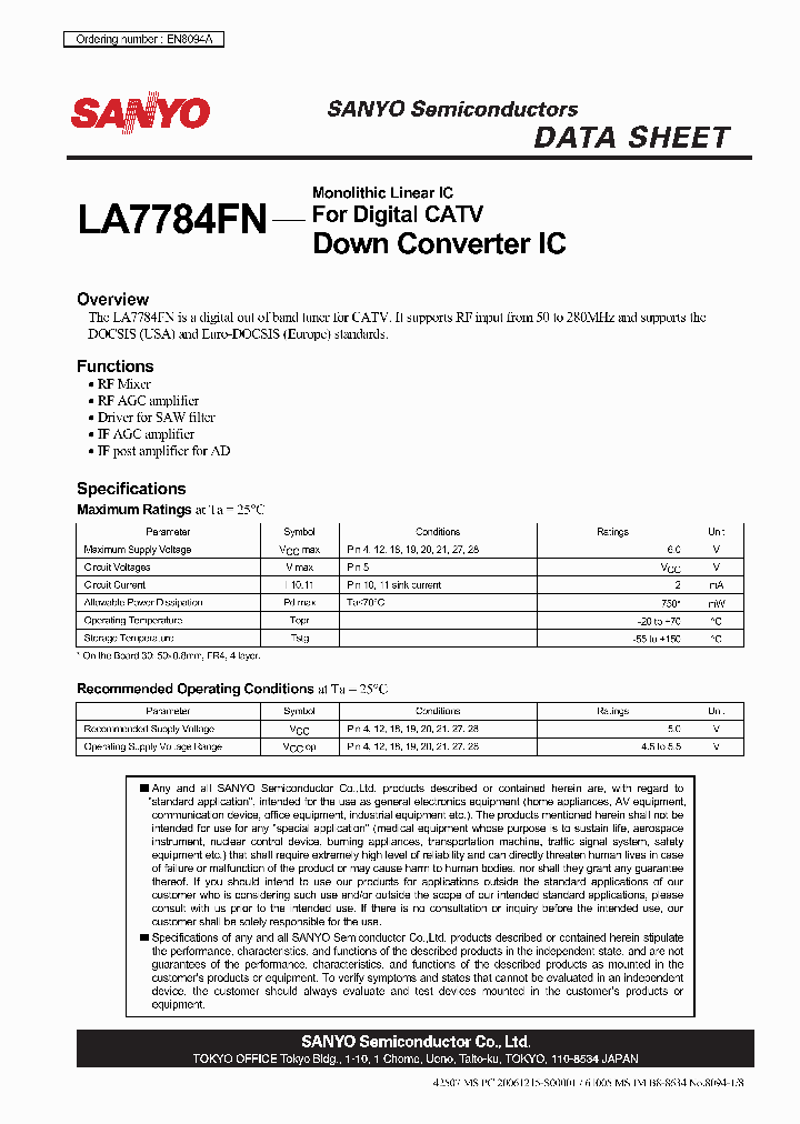 LA7784FN_6486291.PDF Datasheet