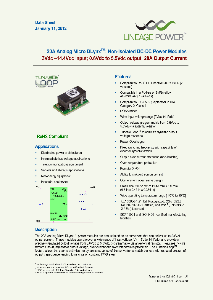 UVT020A0X43-SRZ_6487516.PDF Datasheet