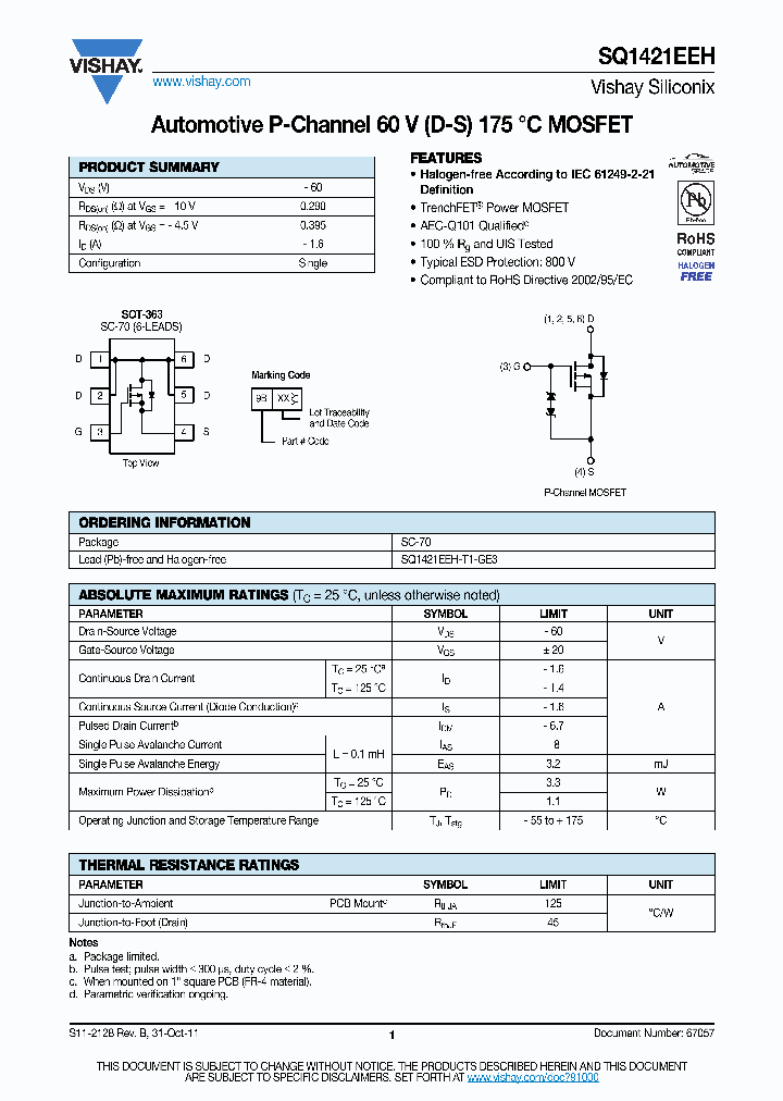 SQ1421EEH_6488254.PDF Datasheet