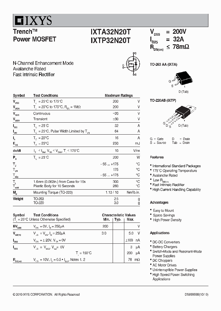 IXTA32N20T_6493659.PDF Datasheet