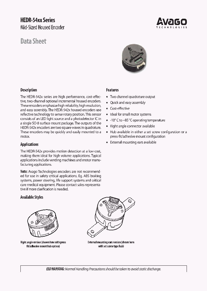 HEDR-5420-ES214_6495706.PDF Datasheet
