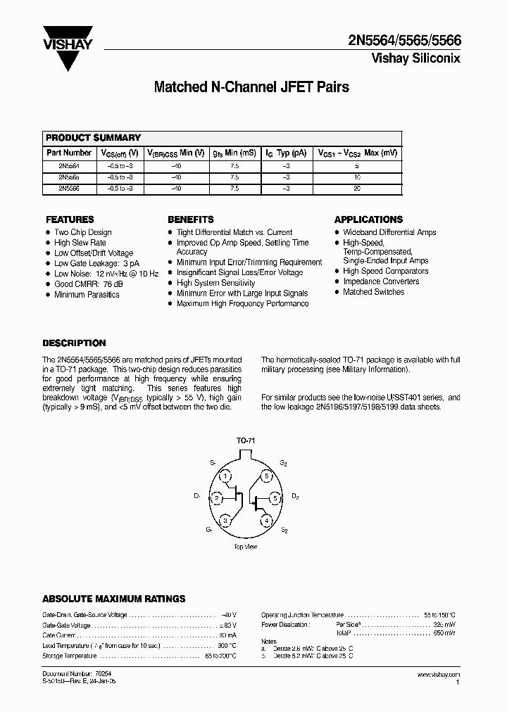 2N5564-E3_6496404.PDF Datasheet