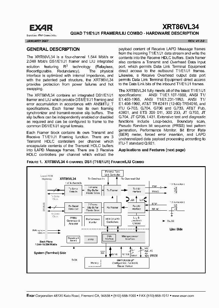 XRT86VL341_6498099.PDF Datasheet
