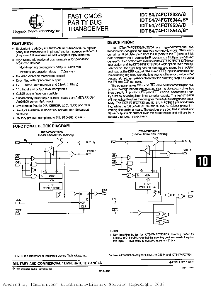 IDT54FCT834BEB_6496037.PDF Datasheet