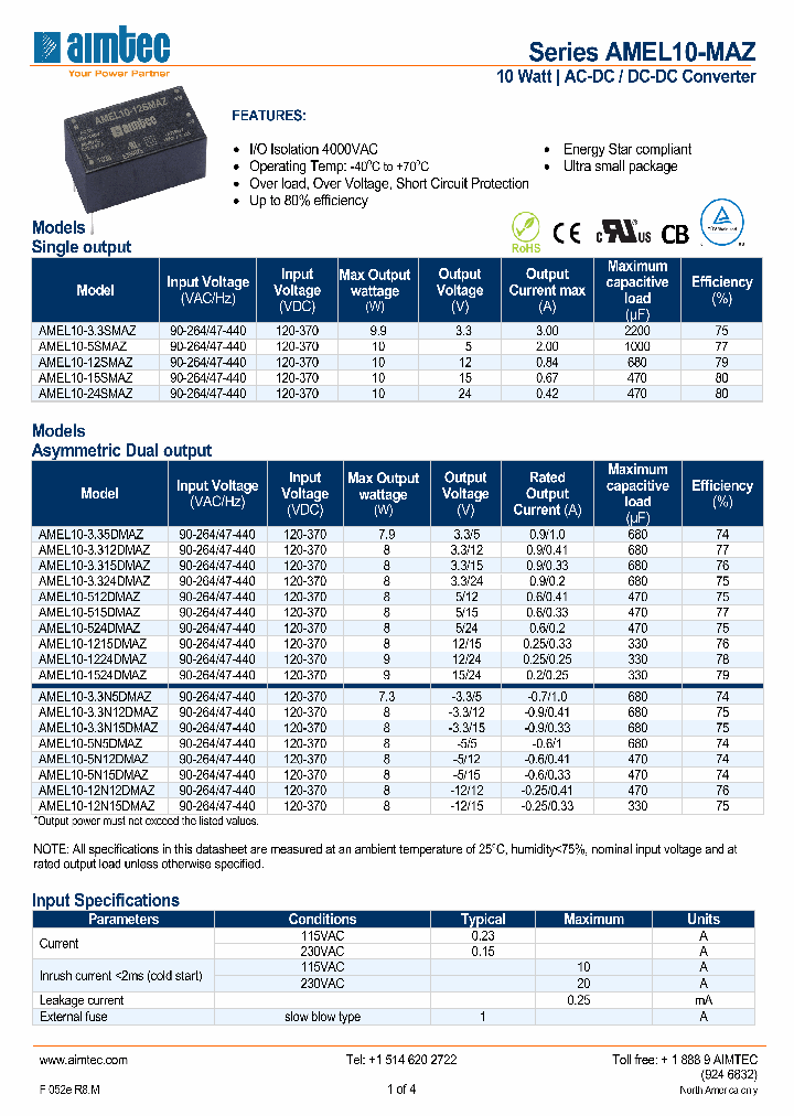 AMEL10-MAZ13_6497339.PDF Datasheet