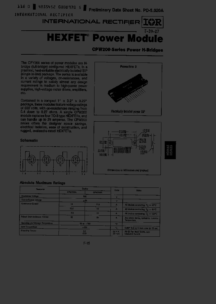 CPW256A_6499259.PDF Datasheet